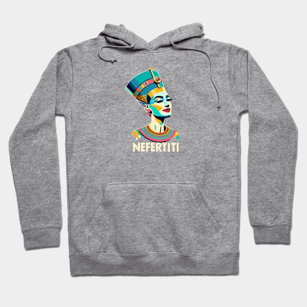 Nefertiti's Hilarious Highness Hoodie by CatCoconut-Art